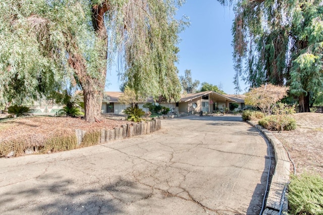 view of ranch-style home