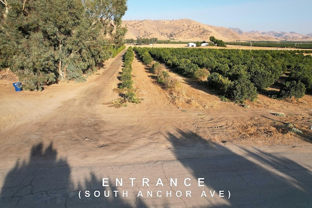 3363 S Anchor Ave, Orange Cove, CA 93646 - property view of mountains featuring a rural view