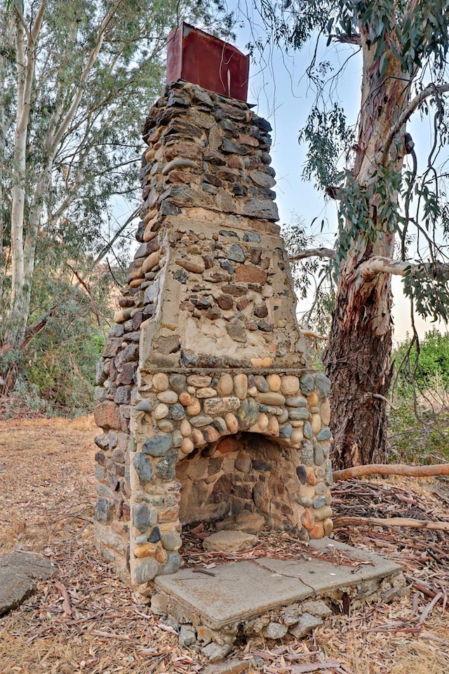 3363 S Anchor Ave, Orange Cove, CA 93646 - details with a fireplace