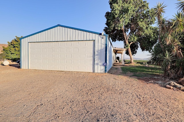 3363 S Anchor Ave, Orange Cove, CA 93646 - view of detached garage