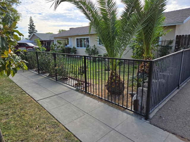 exterior space with fence