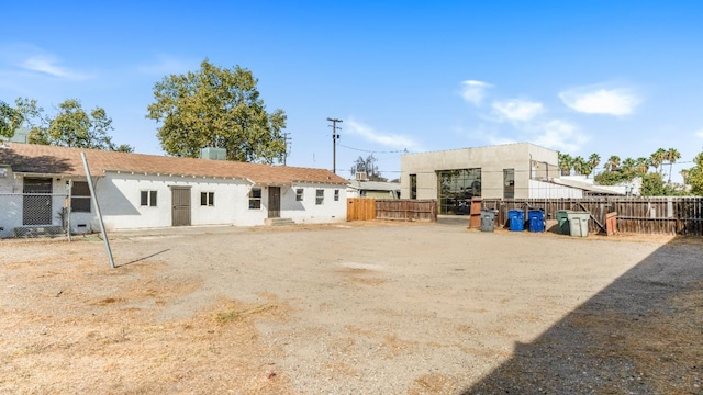 view of rear view of property