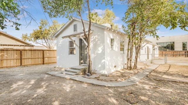 view of back of property