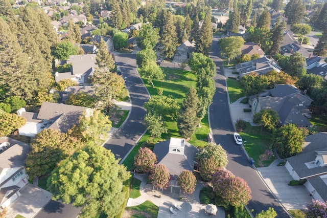 aerial view featuring a residential view