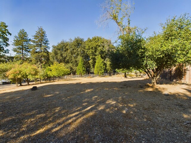 view of nature featuring a rural view