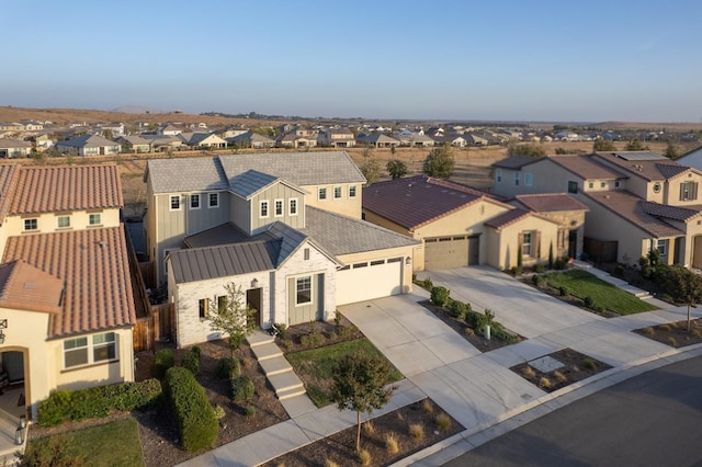 bird's eye view featuring a residential view