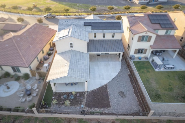 aerial view