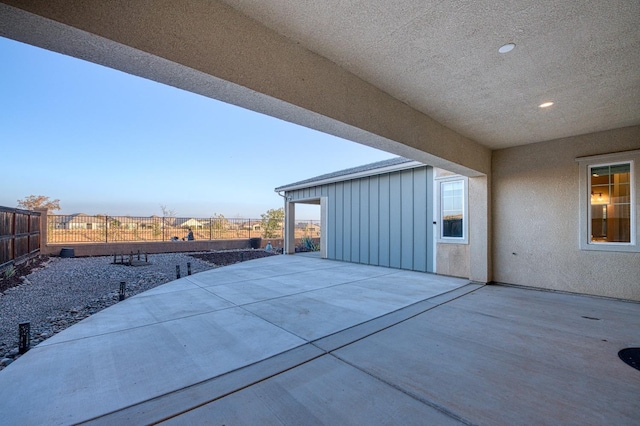 view of patio / terrace with a fenced backyard