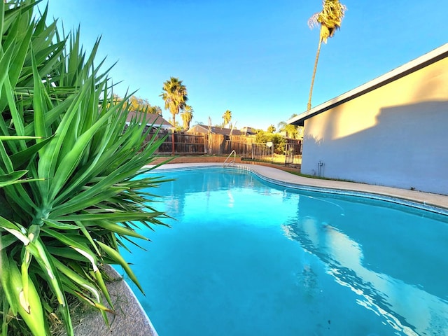 view of pool