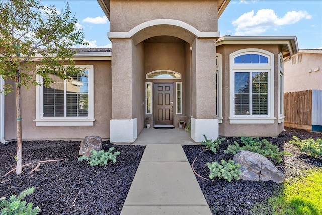 view of property entrance