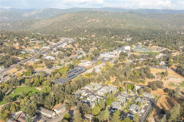 49400 River Park Rd Unit 17, Oakhurst, CA 93644 - aerial view of property's location featuring mountains and nearby suburban area