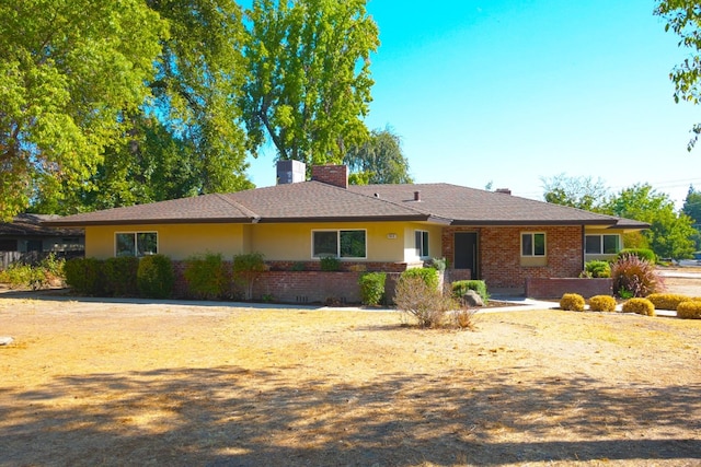 view of ranch-style home