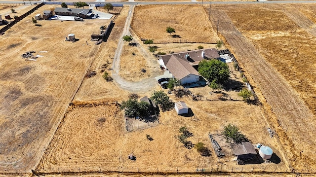 bird's eye view featuring a rural view