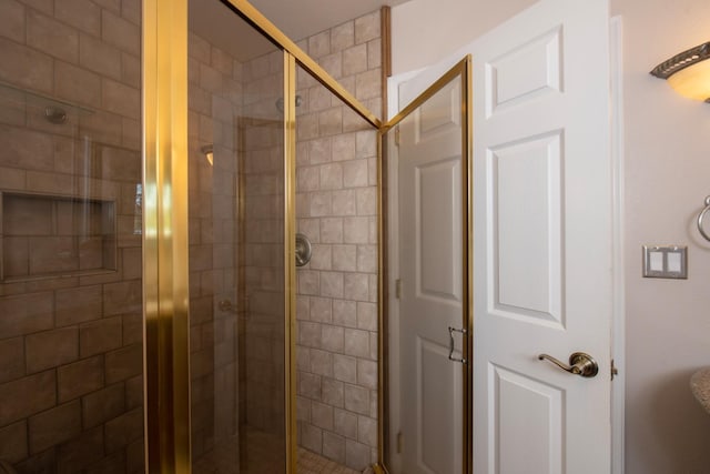 bathroom with walk in shower