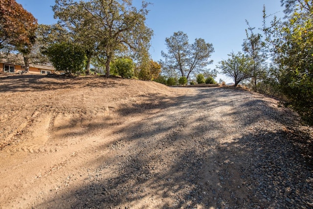 view of road