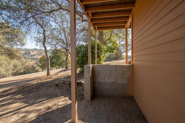 view of patio