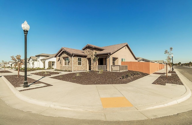 view of front of home