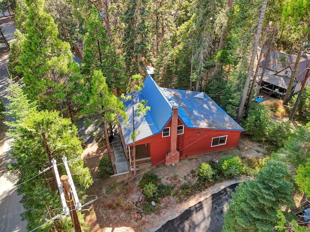 41816 N Dogwood Rd, Shaver Lake, CA 93664 - view from above of property