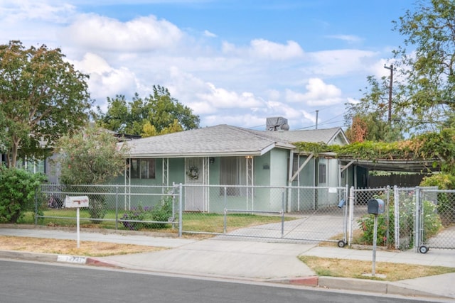 view of front of home with covered porch