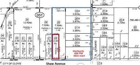 3600 Shaw, Clovis CA, 93619 land for sale