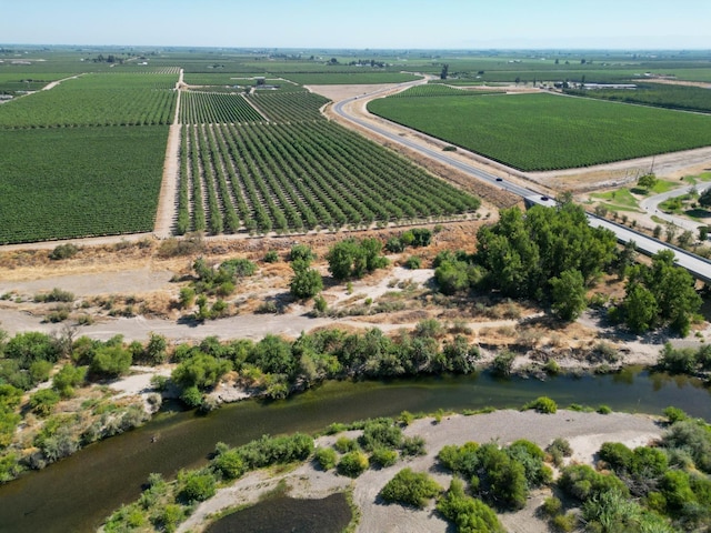 bird's eye view with a rural view