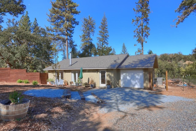 view of front of property featuring a patio