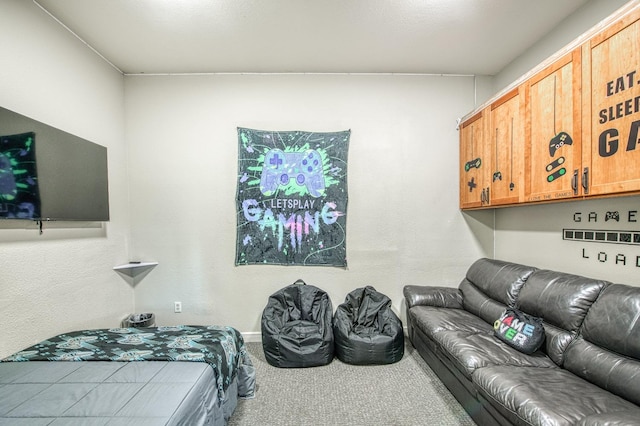 bedroom featuring carpet flooring