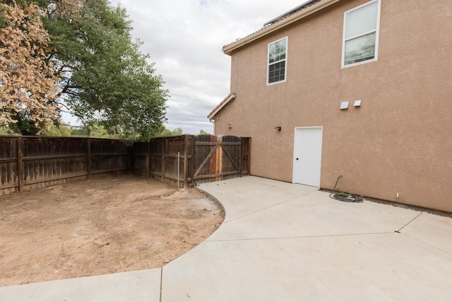 exterior space with a patio area