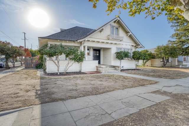 view of front of home