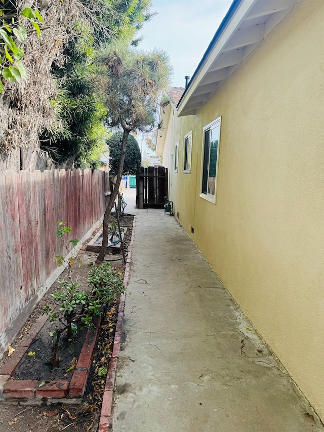 view of home's exterior featuring a patio