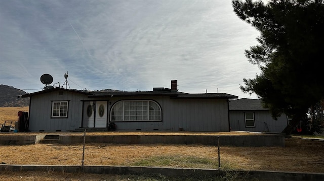 view of front of home