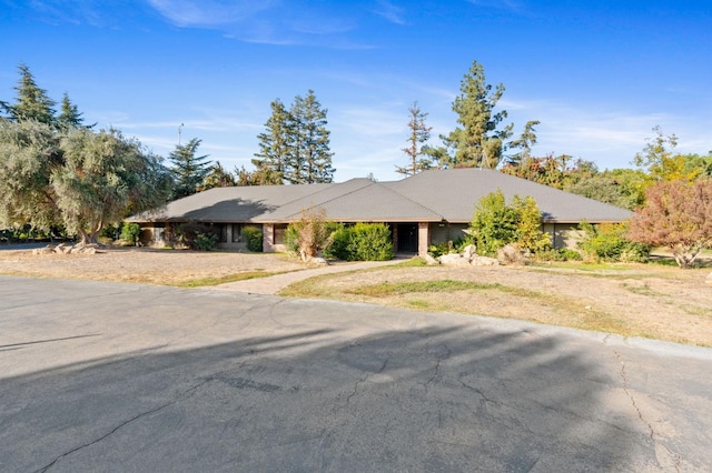 view of ranch-style home