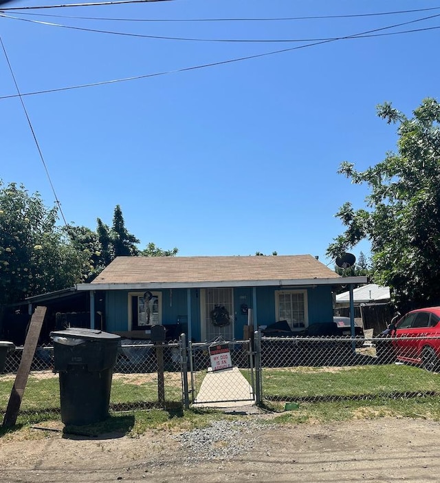 view of bungalow-style house