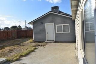 back of property featuring central air condition unit