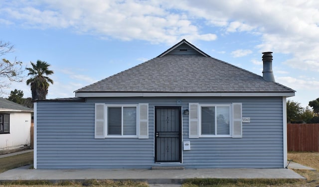 view of back of property