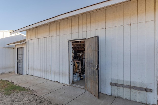 view of outbuilding