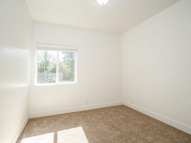 empty room with light carpet