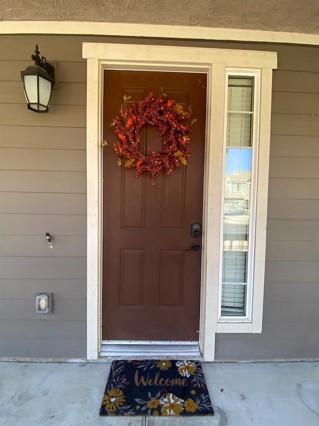 view of property entrance