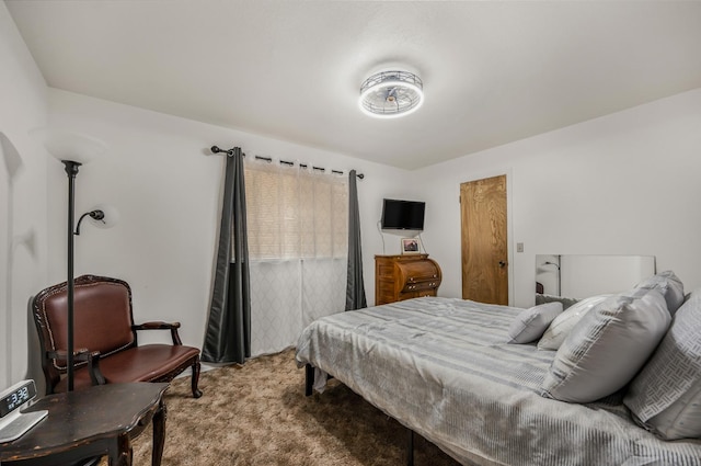 bedroom featuring carpet flooring