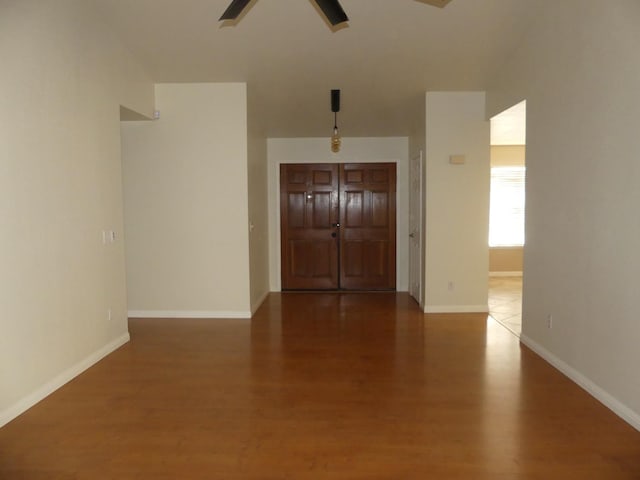 entrance foyer with hardwood / wood-style flooring