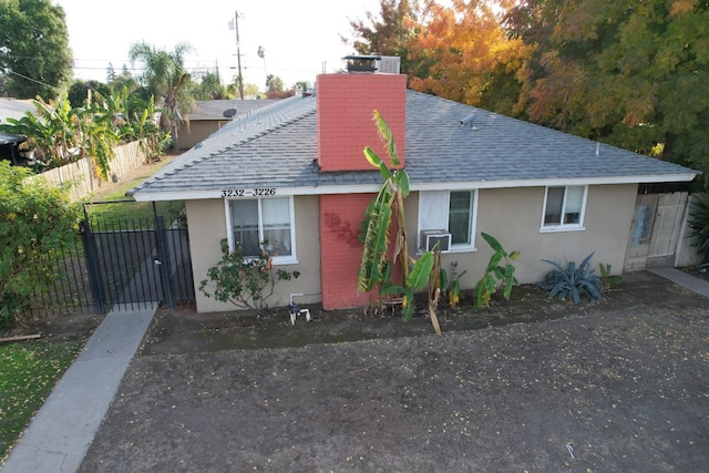 view of front of home