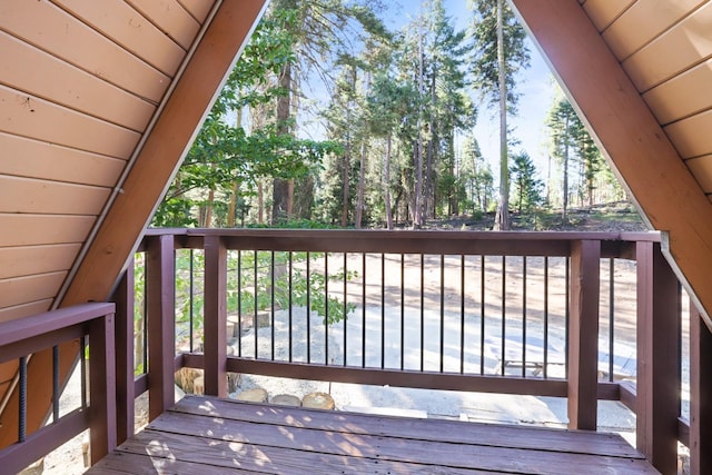 42270 Rockledge, Shaver Lake, CA 93664 - view of wooden terrace