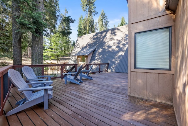 42270 Rockledge, Shaver Lake, CA 93664 - view of deck