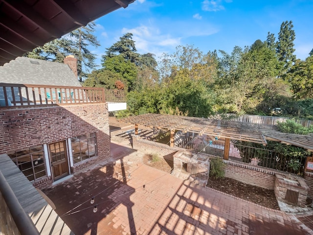 view of patio