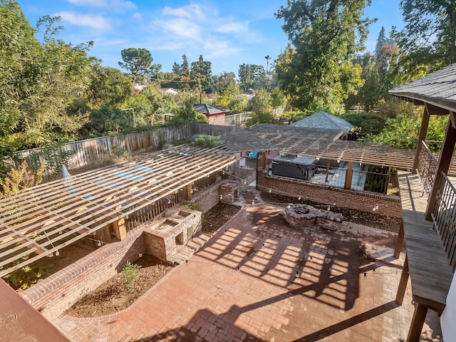 view of patio