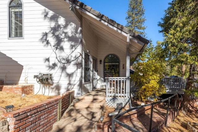 view of patio / terrace featuring a porch