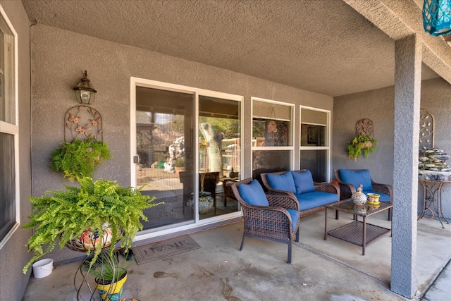 view of patio / terrace with outdoor lounge area