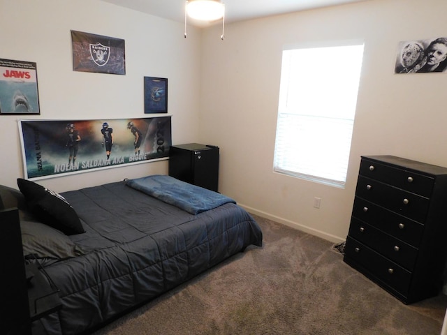 bedroom featuring carpet flooring