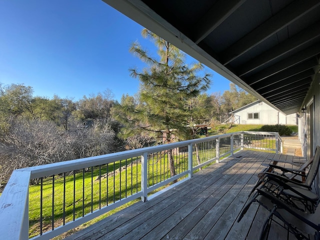 view of deck