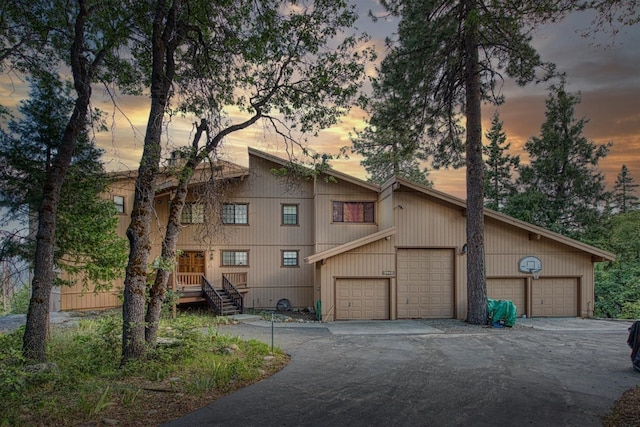 52180 Chahlip Ln, Shaver Lake, CA 93664 - view of front facade featuring a garage